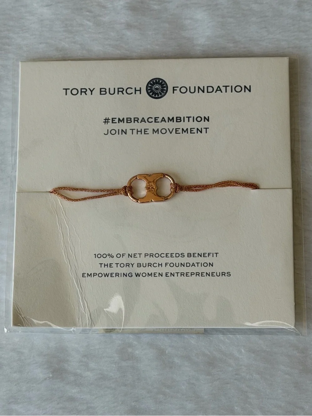 ✨NWT - Tory Burch Rose Gold EMBRACE AMBITION BRACELET
